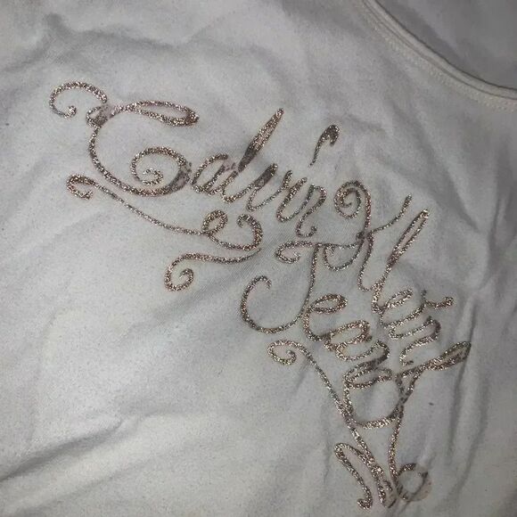 Calvin Klein 90s/Y2k baby tee - Picture 2 of 4